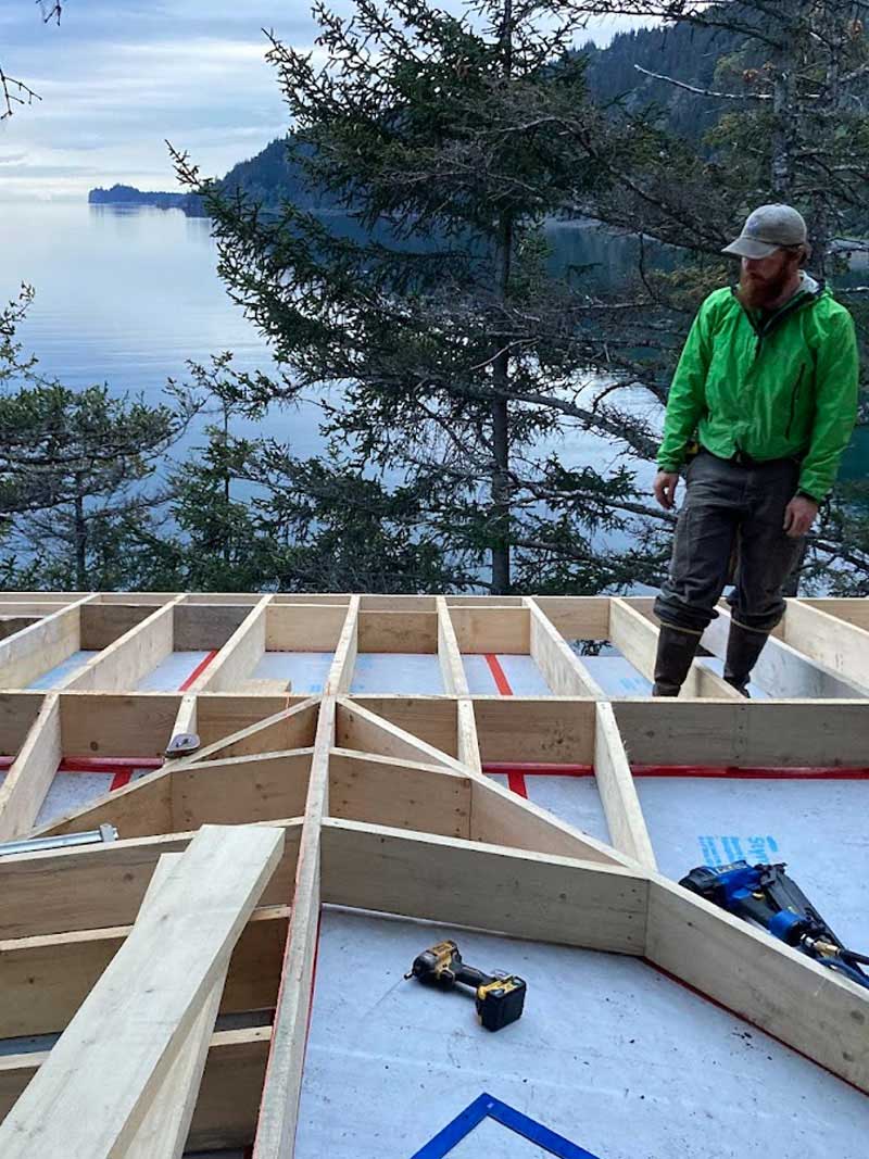 Cabin Roof Prefabricated Cabin Installation